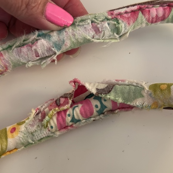 Vera Bradley Tutti Frutti Paisley Quilted Large Multiple Compartments Tote Bag - Picture 5 of 10